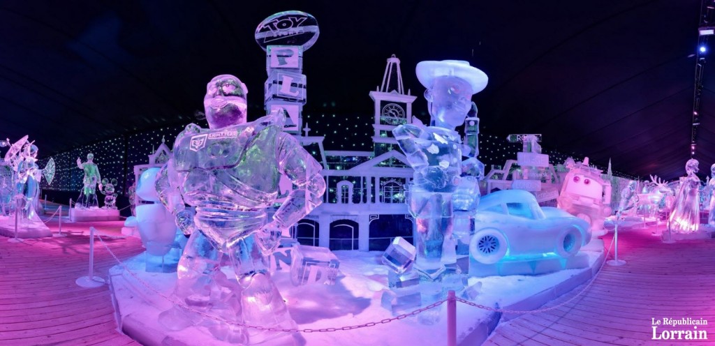 Toy Story dans la glace.