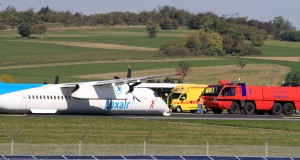 Aucun blessé n'avait été à déplorer mais l'avion avait été fortement endommagé. (photo archives LQ / Thomas Fussler)