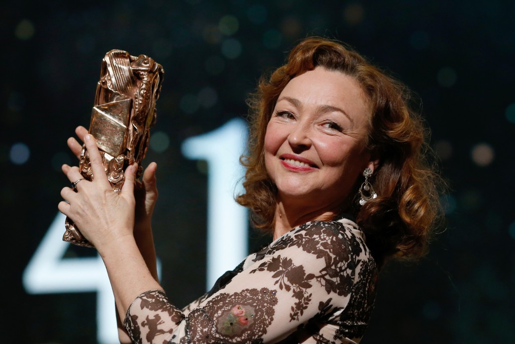 Catherine Frot obtient le César de la meileure actrice pour son rôle dans "Marguerite". (photo AFP)