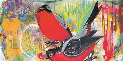 Le peintre animalier luxembourgeois Marco Weiten peindra en live dans la «rue des Artistes», comme Birderline et Chantal Poelmans.