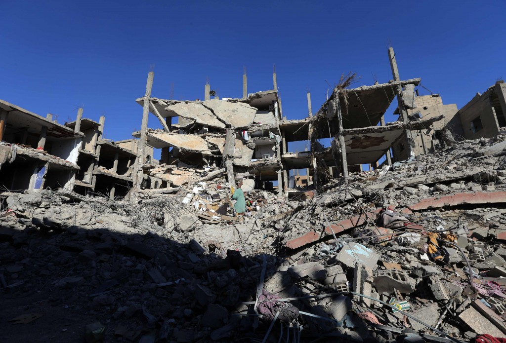 La ville moderne de Palmyre a subi des dégâts considérables. (photo AFP)