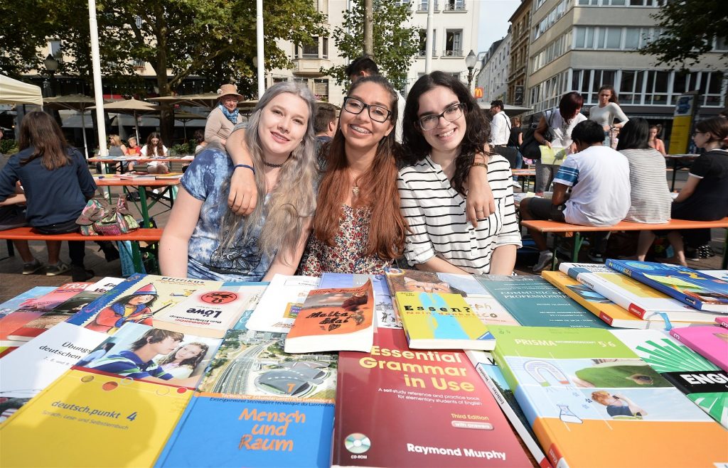 La Bichermaart, la traditionnelle bourse aux livres scolaires, a eu lieu jeudi à Luxembourg. (Photo Julien Garroy)