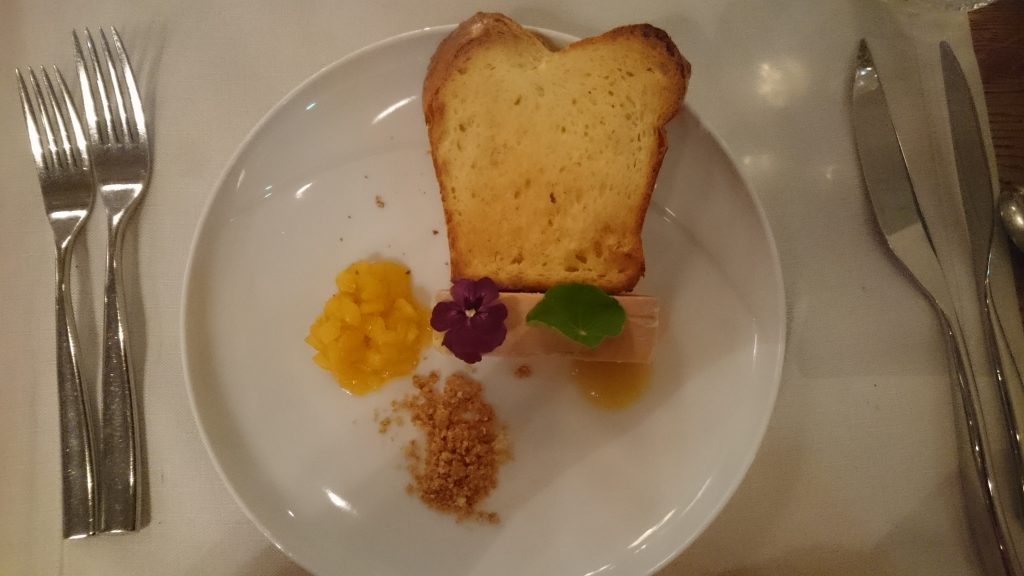 L'assiette de foie gras. Classique mais efficace.