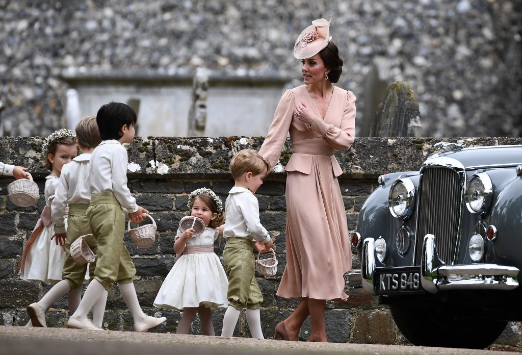 Kate Middleton, la Duchesse de Cambridge, lors du mariage. (photo AFP)