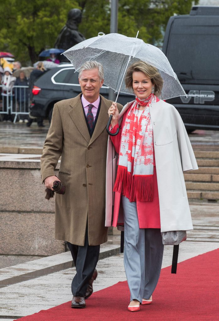 Le couple royal belge, Philippe et Mathilde. (photo AFP)