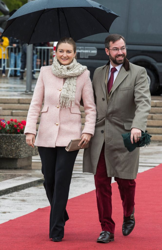 Le couple grand-ducal héritier, mardi soir à Oslo. (photo AFP)