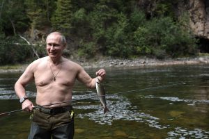 Le président russe aime partager ses exploits sportifs.