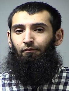 Selon plusieurs médias américains, il s'agirait de Sayfullo Saipov, un Ouzbek habitant dans le New Jersey. (Photo : AFP)