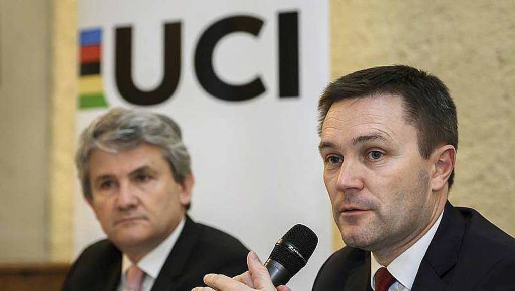 L'UCI et son président David Lappartient ont annoncé l'interdiction du Tramadol d'ici 2019. (Photo : AFP)
