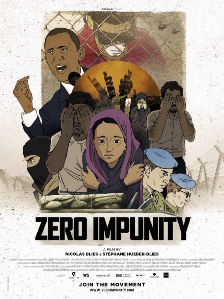 L'affiche du film Zero Impunity, l'un des aspects de ce projet transmédia qui veut susciter l'engagement citoyen.