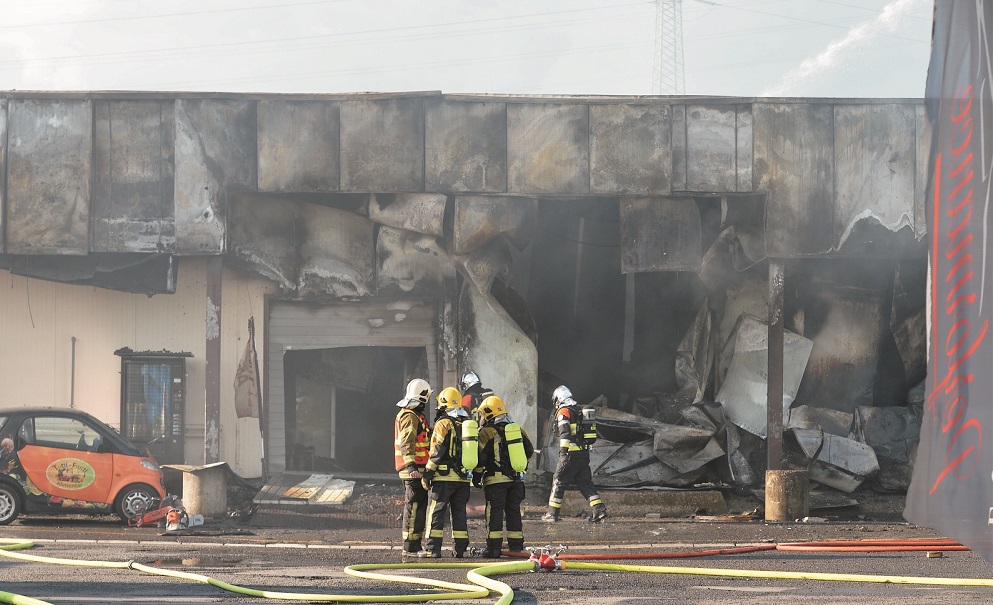 Incendie Auto-Fernandes Esch-sur-Alzette