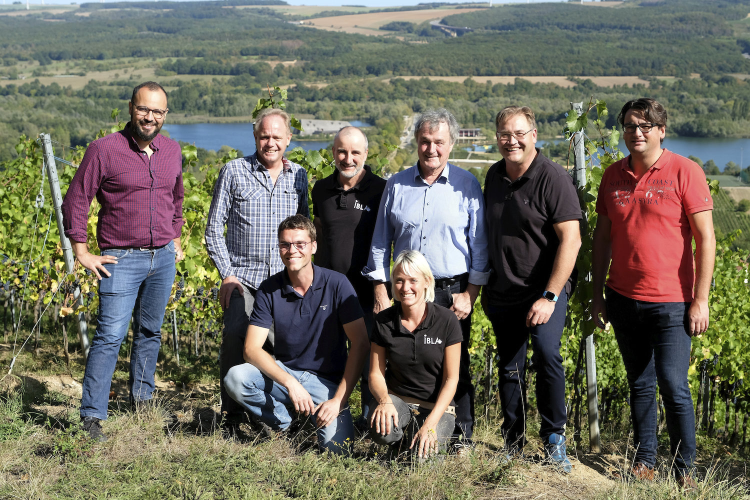 Sur les hauteurs du Kraizbierg, à Remerschen, les vignerons bios ont lancé leurs vendanges. (Photo : Claude Lenert)