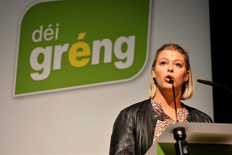 Djuna Bernard, la jeune coprésidente des verts, estime que la coalition tiendra bon (Photo : Julien Garroy).