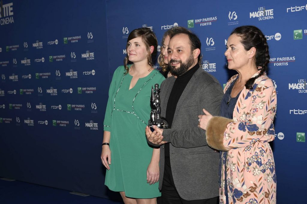 César Diaz décroche le Magritte du meilleur premier film avec Nuestras Madres. (Photo :Thibaut Demeyer)