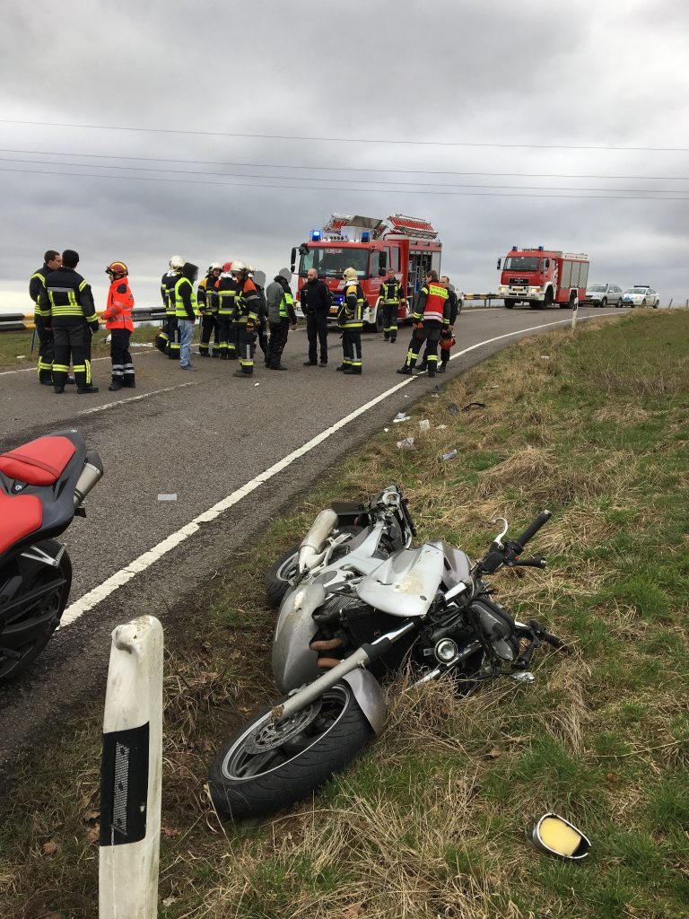 L'accident s'est produit dans un long virage. (photo police grand-ducale)